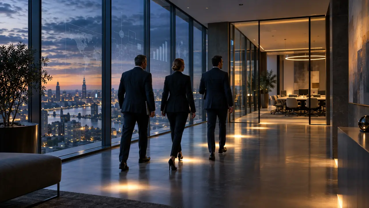 Comité de direction préparant une transformation d’entreprise