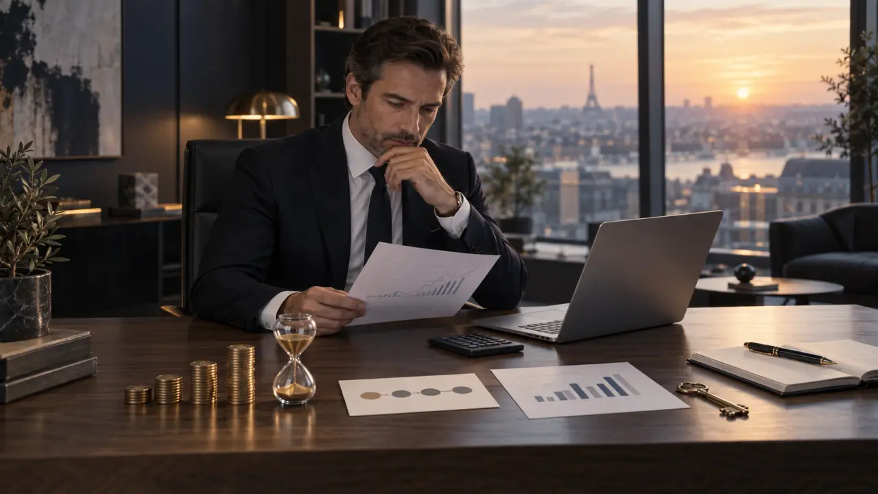 Dirigeant analysant les indicateurs de trésorerie de son entreprise