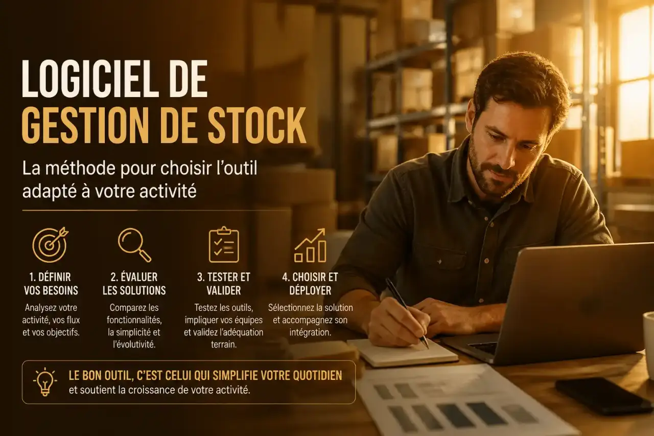 Logiciel de gestion de stock : la méthode pour choisir l'outil adapté à votre activité