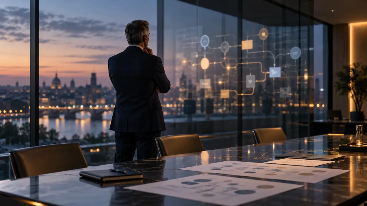 Réunion de direction consacrée à la transformation digitale d'une entreprise
