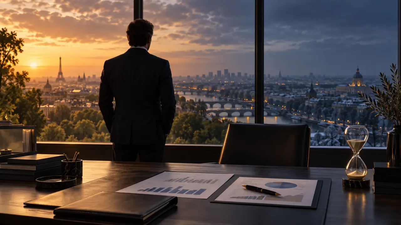 Dirigeant analysant les prévisions de trésorerie de son entreprise